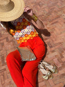 Pantalon Andrina - Corail