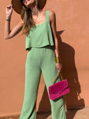Andrea Jumpsuit - Water Green