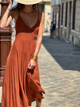 Victoire Dress - Terracotta