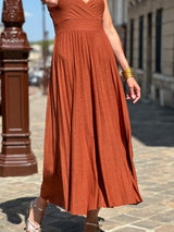 Victoire Dress - Terracotta