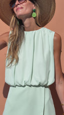 Freya Jumpsuit - Water Green