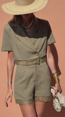 Masha Short Blazer - Khaki