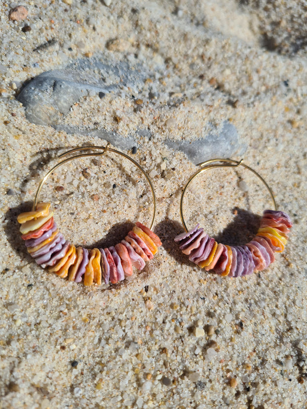 Coral Earrings