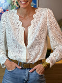 Hippoline Knit Blouse