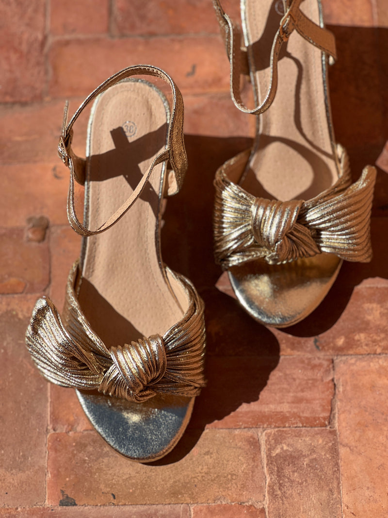 Ariane Sandals - Gold