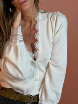 Opaline Cardigan - White