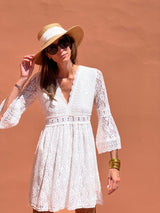 Marguerite Dress - White