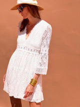 Marguerite Dress - White